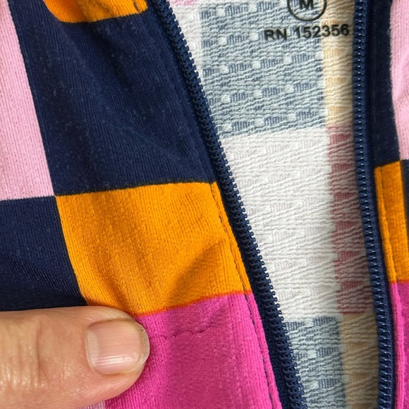 IBKUL Annalise Drawing Sleeveless UPF50+ Golf Dress Pink Blue Checker Medium - Picture 10 of 13